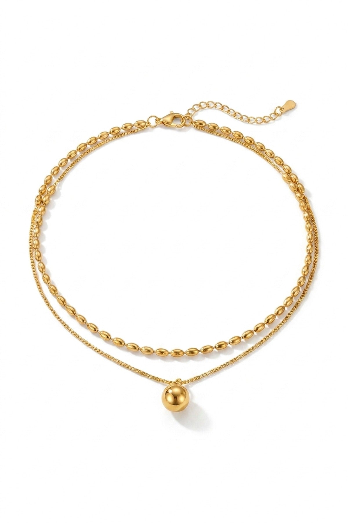 Sable Layered Gold Tone Bead packshot
