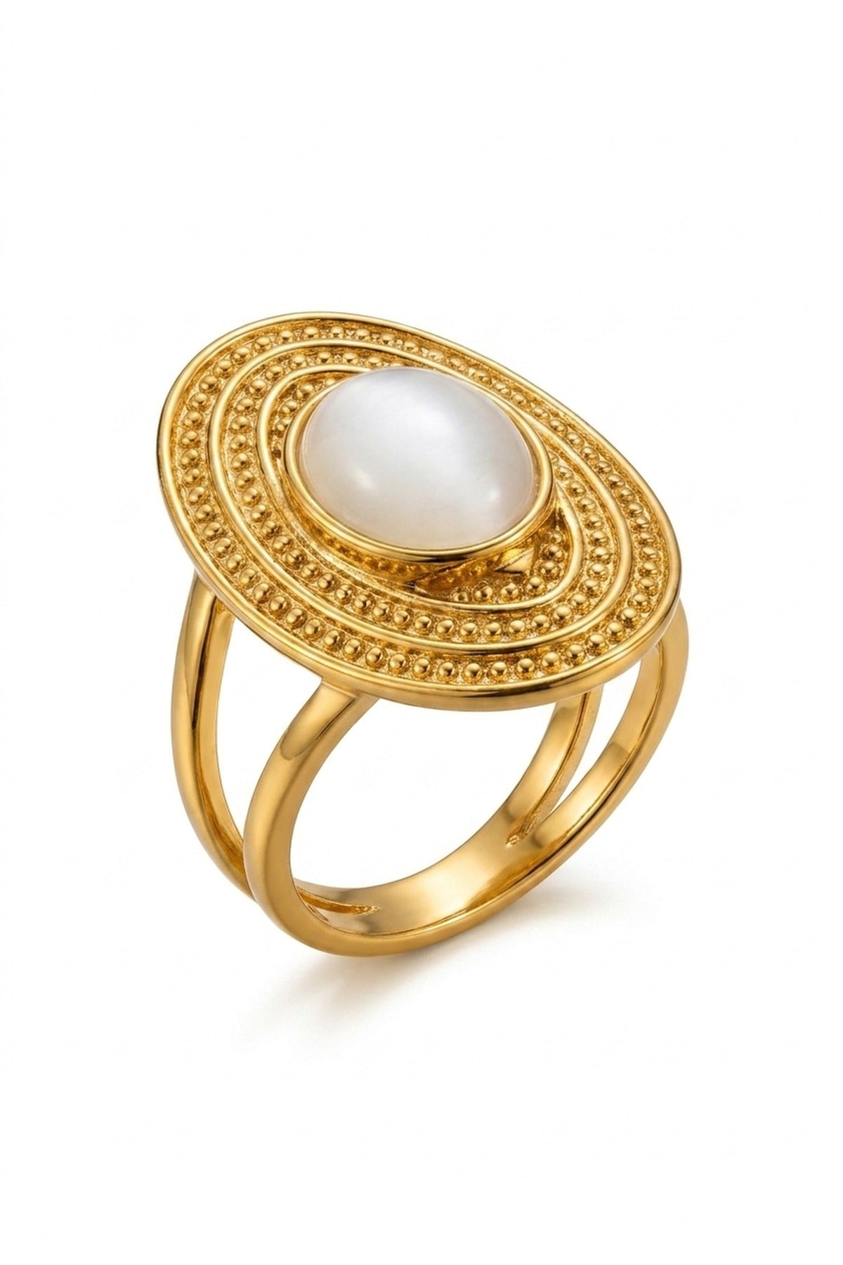 Evangeline Ring - White