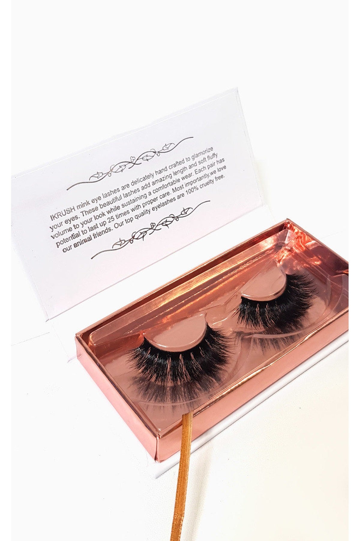 3D Luxury Mink Lashes - Fierce - BLACK