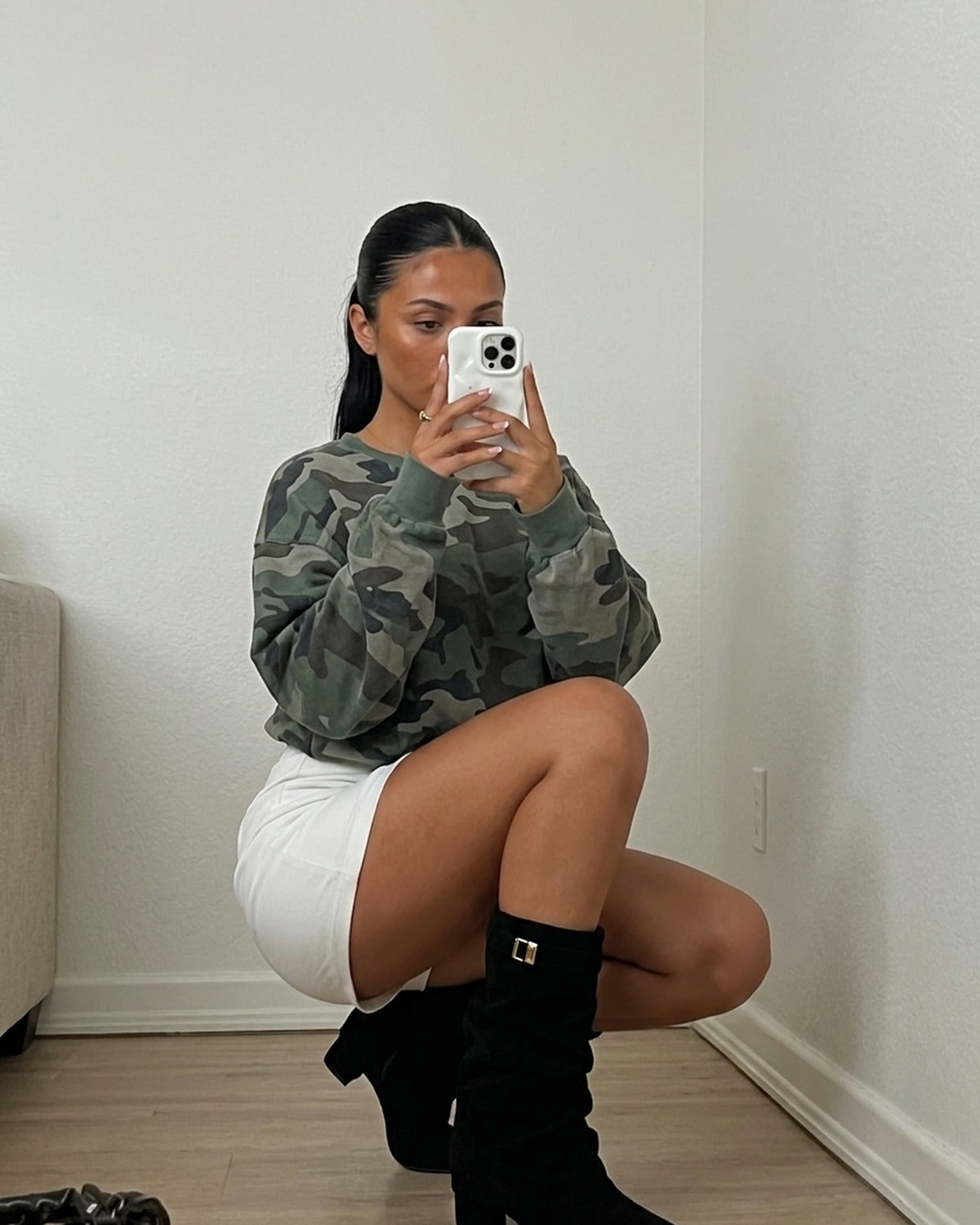 Odile Fold Over Block Heel Boots