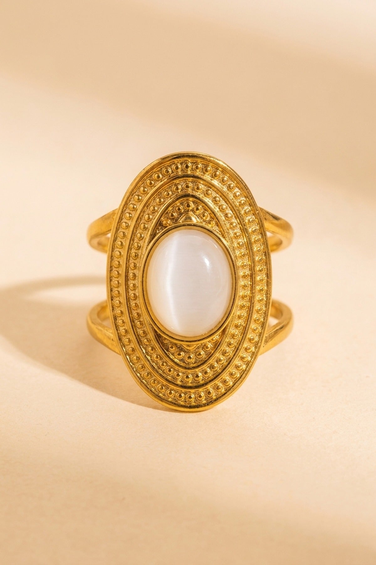 Evangeline Ring - White