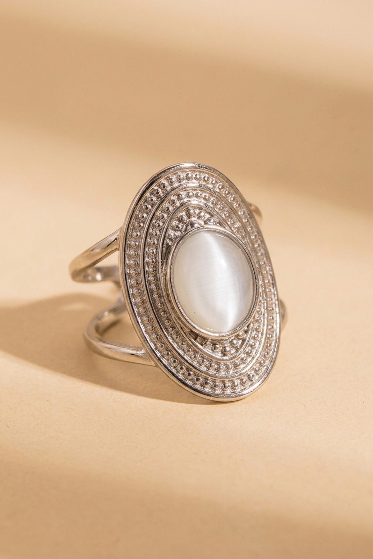 Evangeline Ring - White