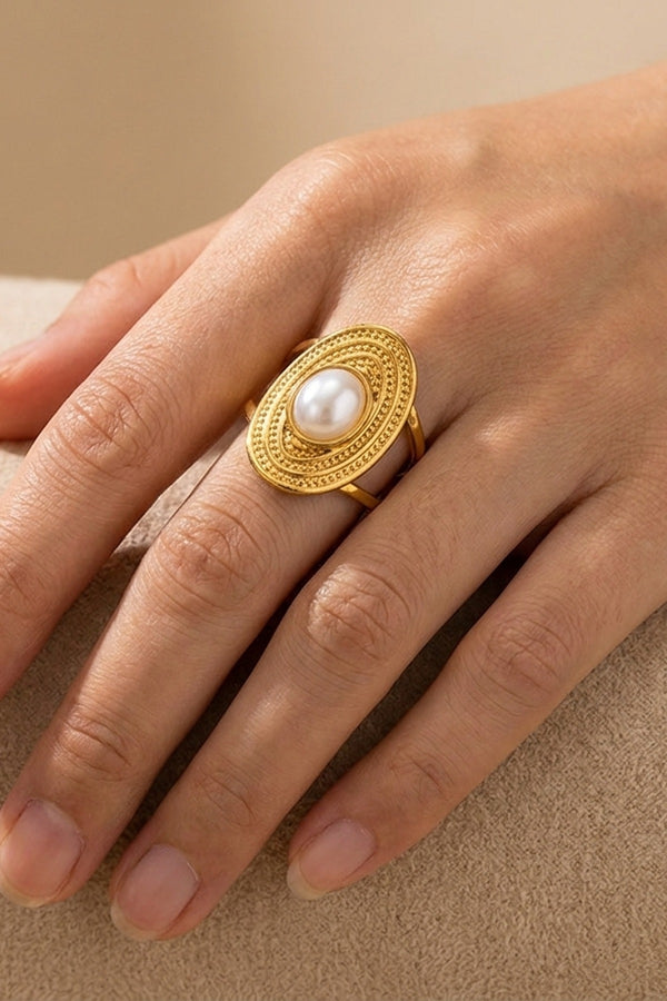 Evangeline Ring - White
