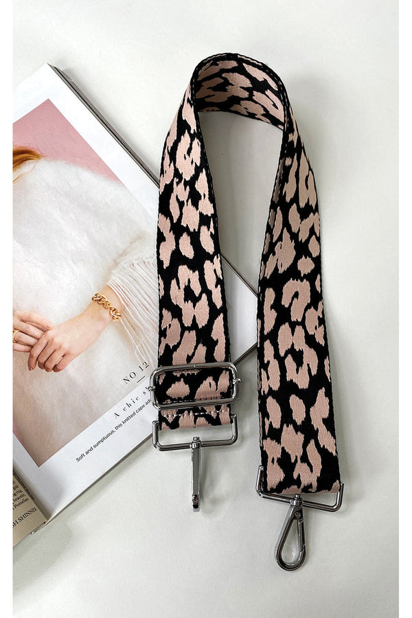 Brinley Printed Bag Strap - PINK