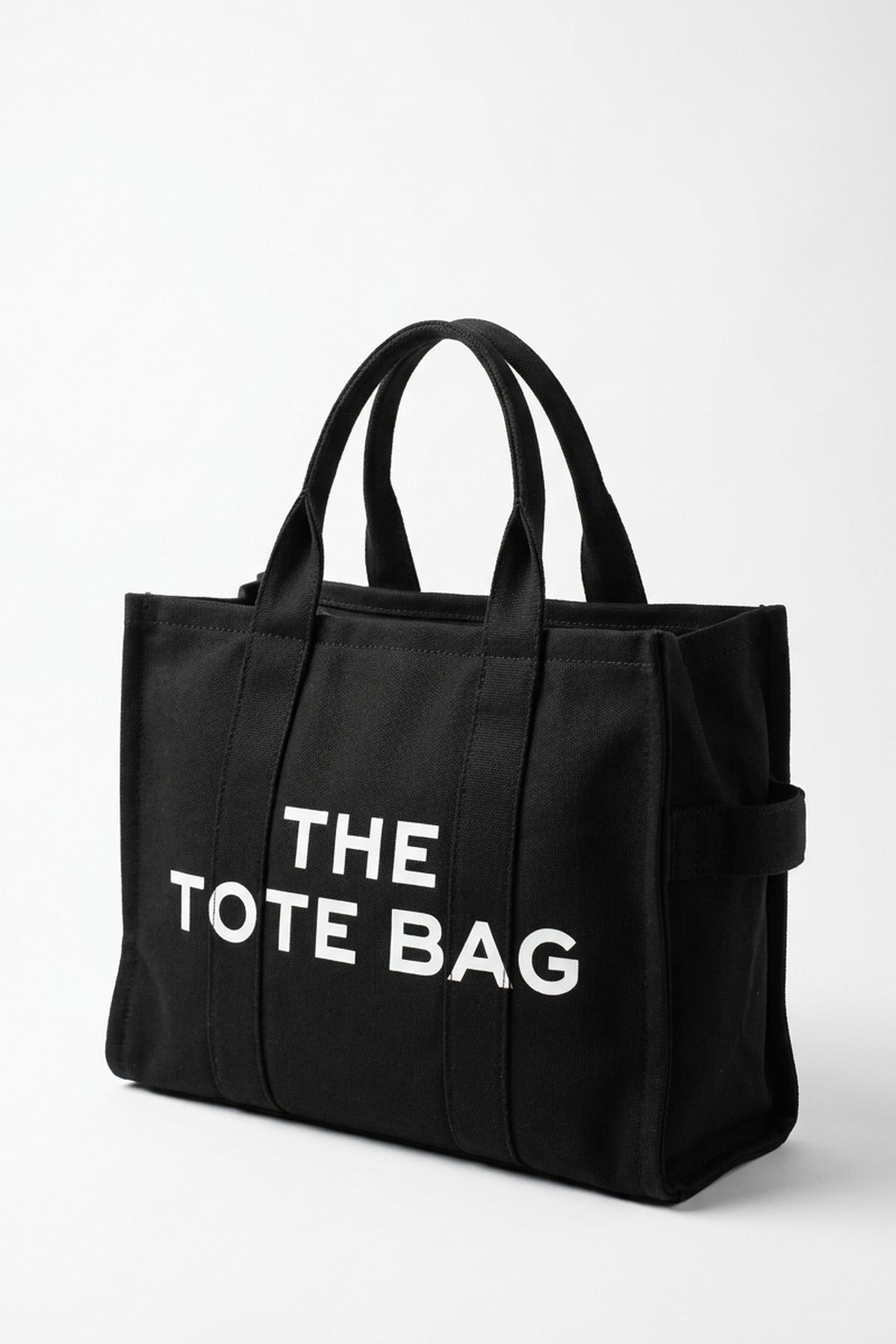 Ludovica Printed Canvas Tote Bag - Black
