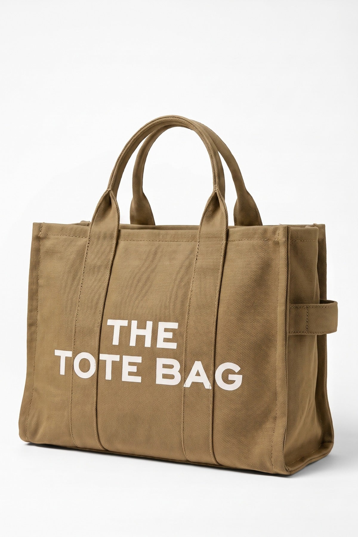 Ludovica Printed Canvas Tote Bag - Beige