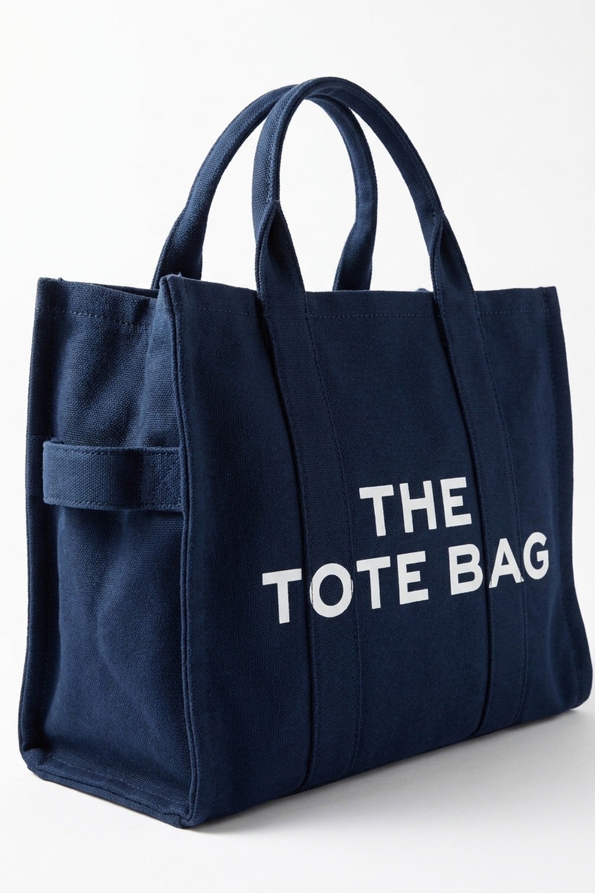 Ludovica Printed Canvas Tote Bag - Navy