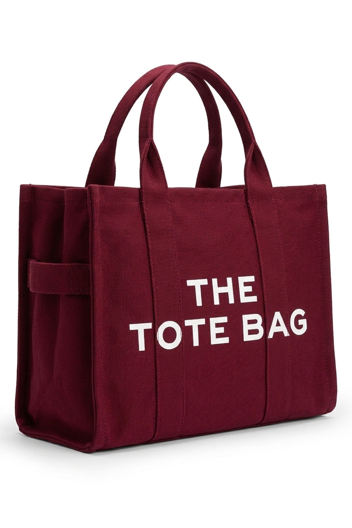 Ludovica Printed Canvas Tote Bag - Wine