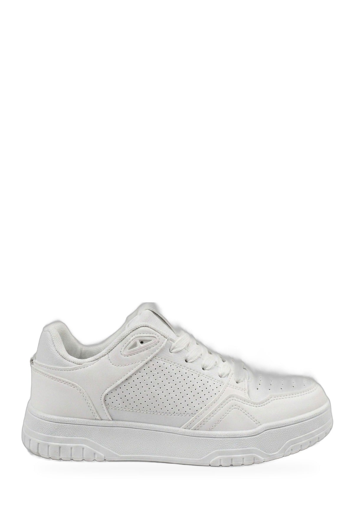 Cordelia Two Tone Panel Chunky Trainers - White