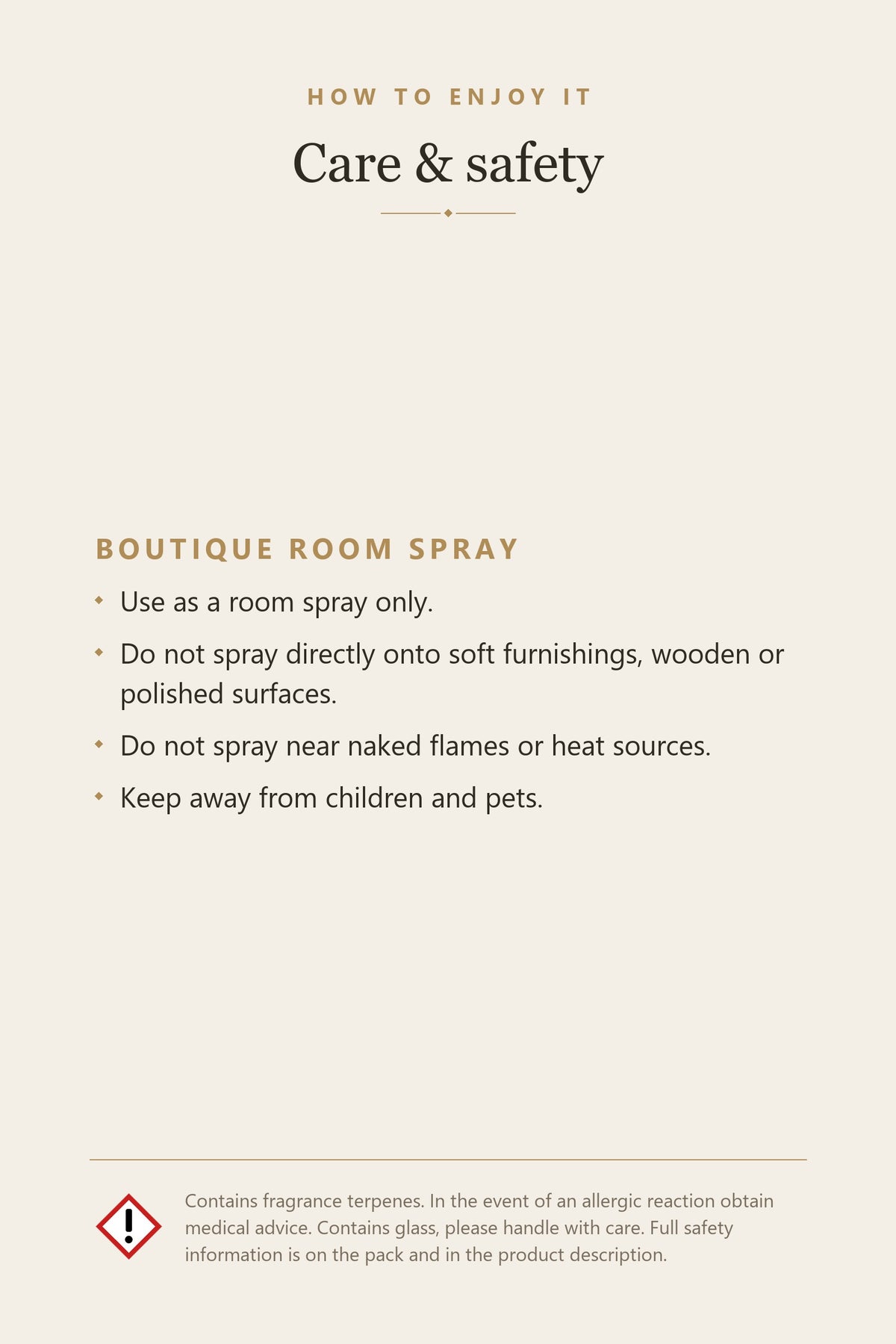 Desire Aroma Boutique Room Spray 250ml