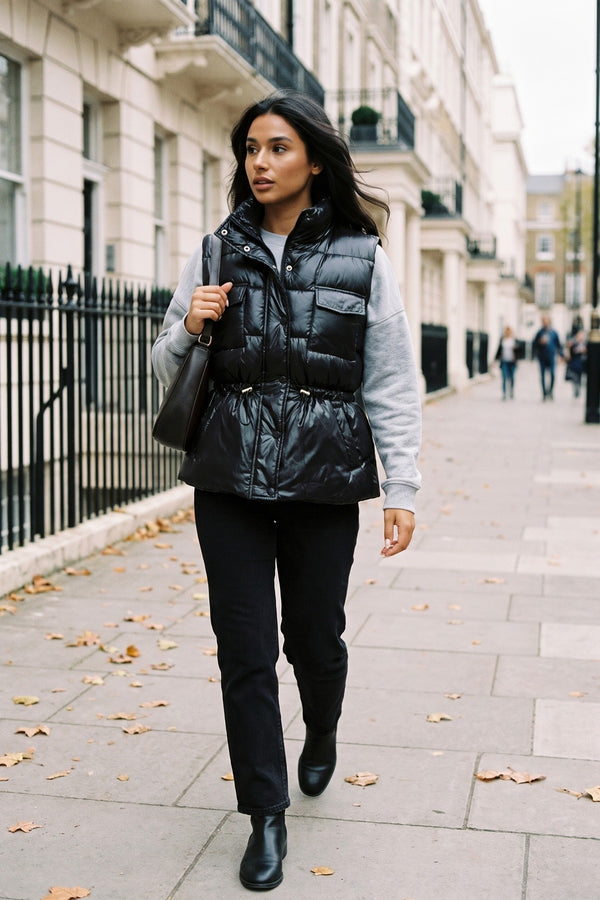 Louella Padded Jacket - Black