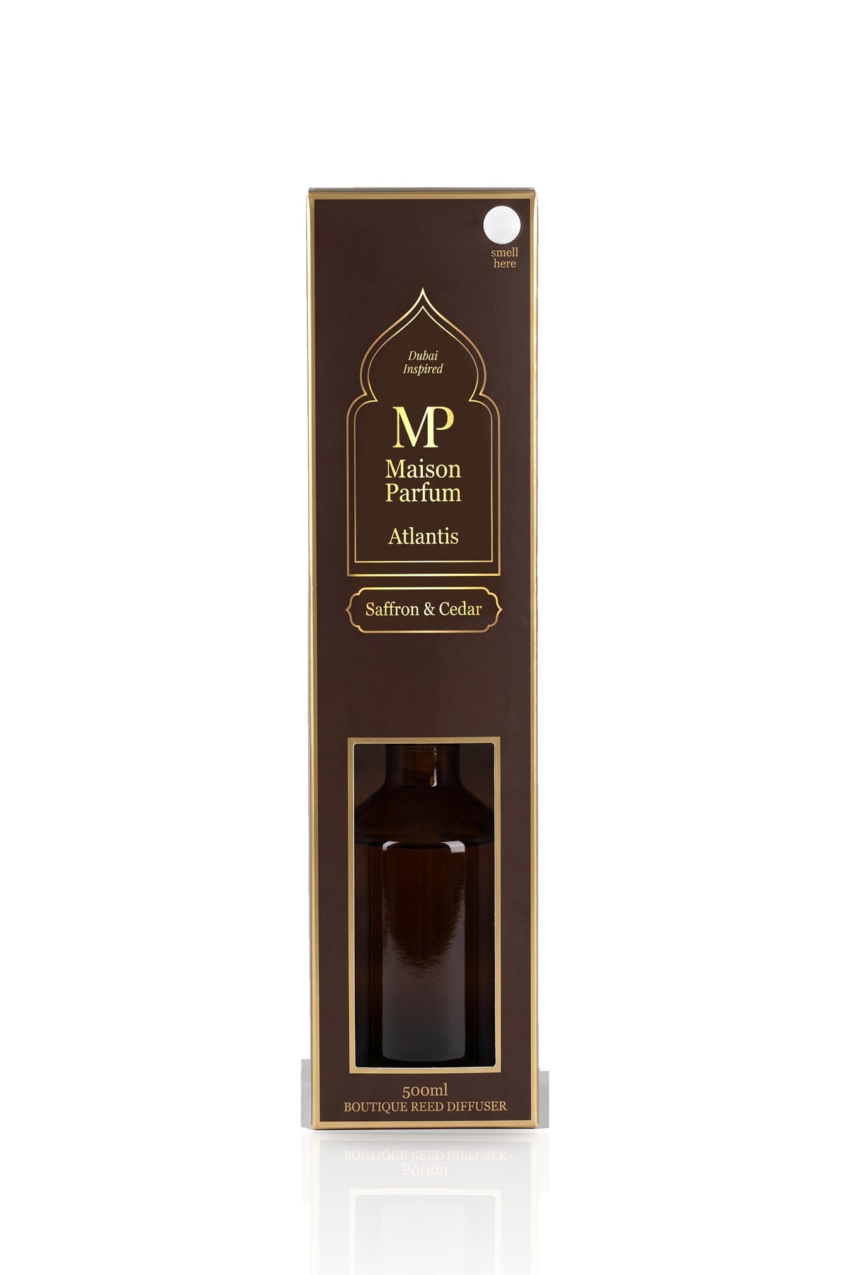 Maison Parfum Atlantis Saffron & Cedar Reed Diffuser 500ml