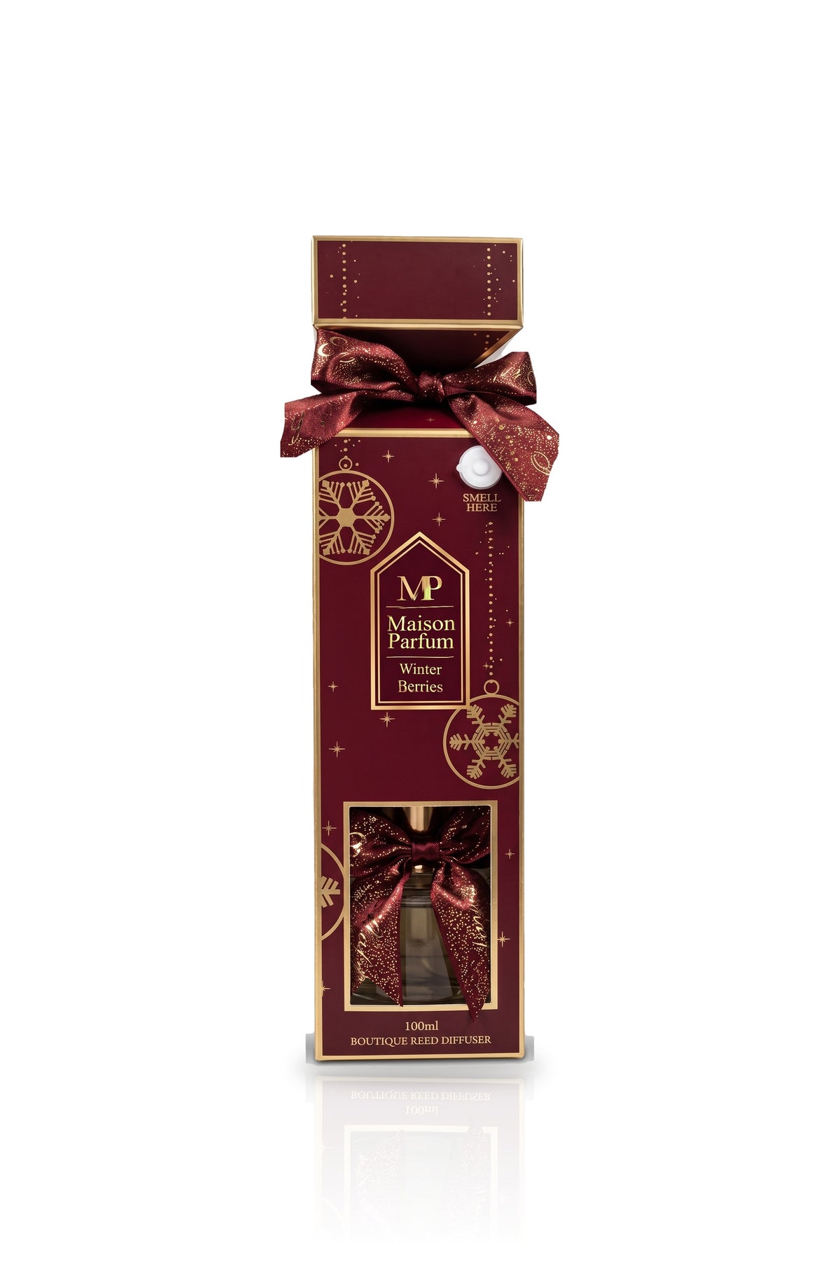 Maison Parfum Christmas Reed Diffuser Gift Box 100ml - Winter Berries