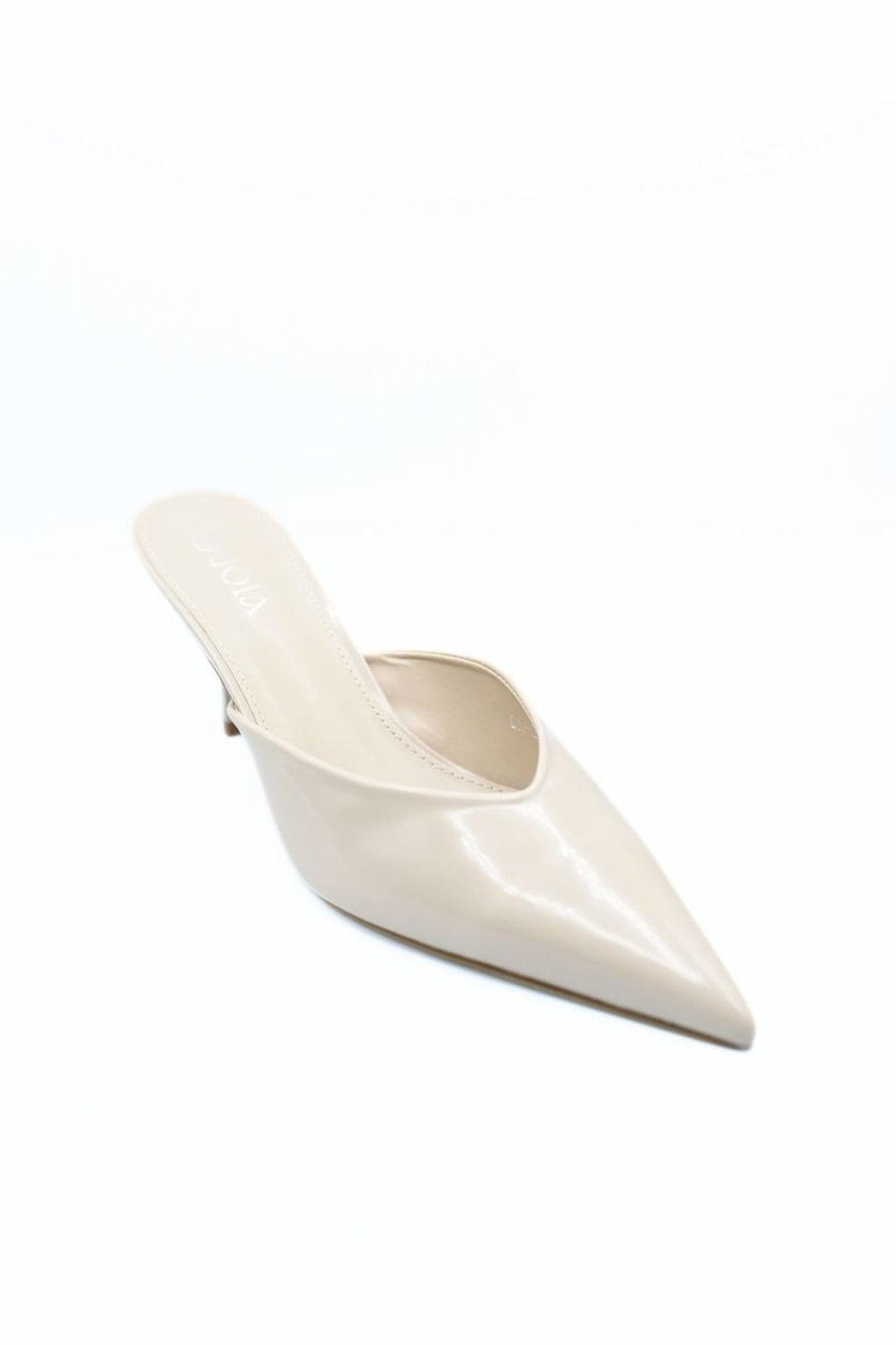 Mariana Pointed Toe Slip-on High Heels - Nude