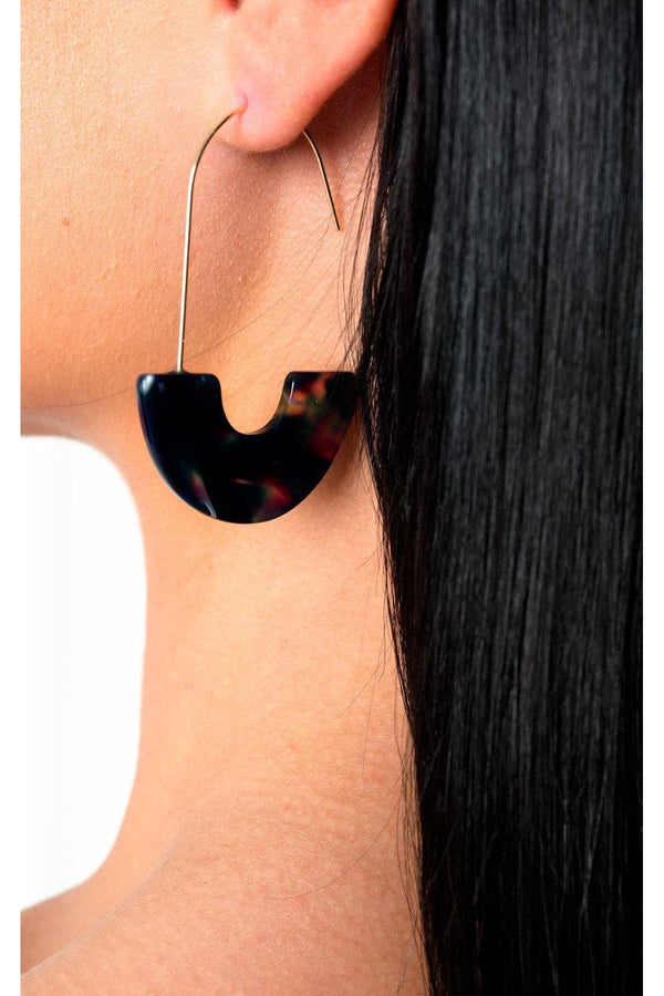 Philly Hook Hoop Pattern Earrings - Assorted