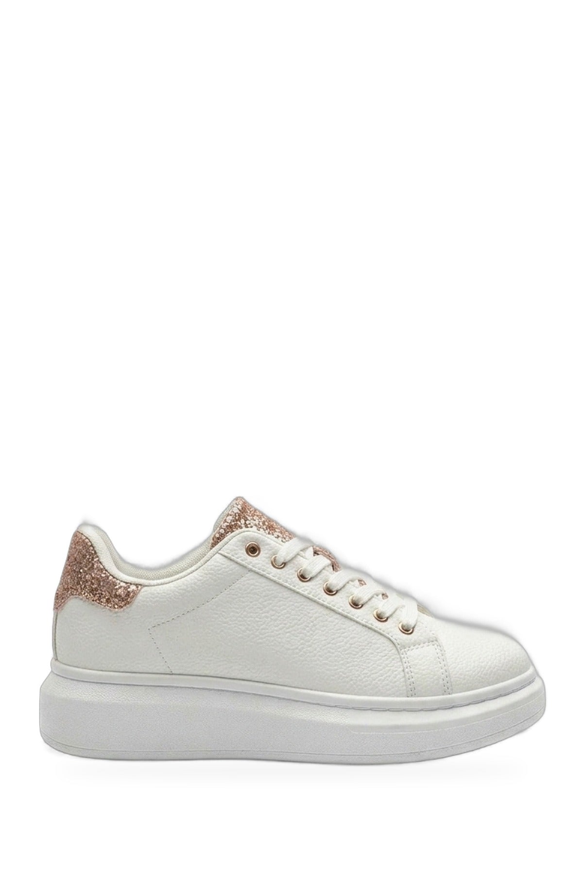 Sophie Classic Platform Trainers - Gold