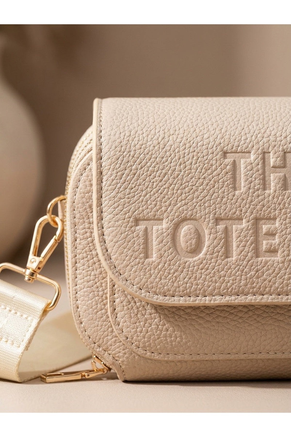 Mia Mini Crossbody Bag - Beige
