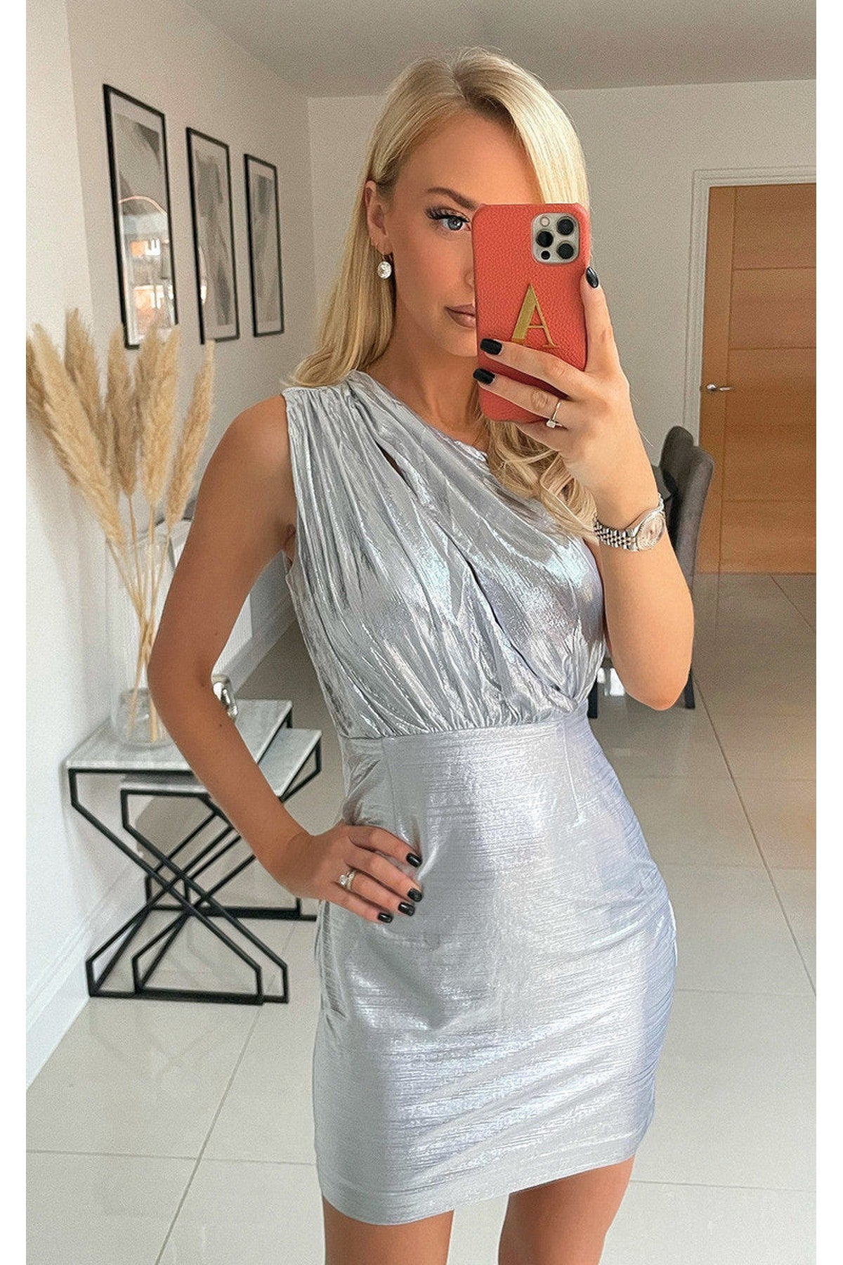 Fran One Shoulder Cut Out Mini Dress
