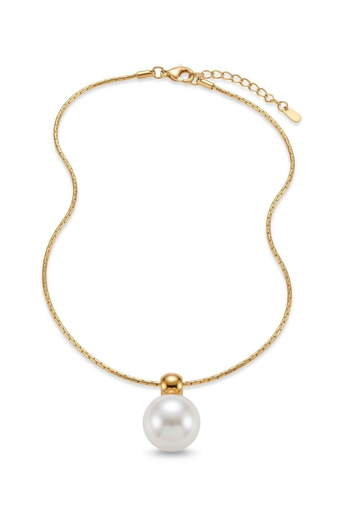 Zakia Minimalist Pearl Necklace packshot