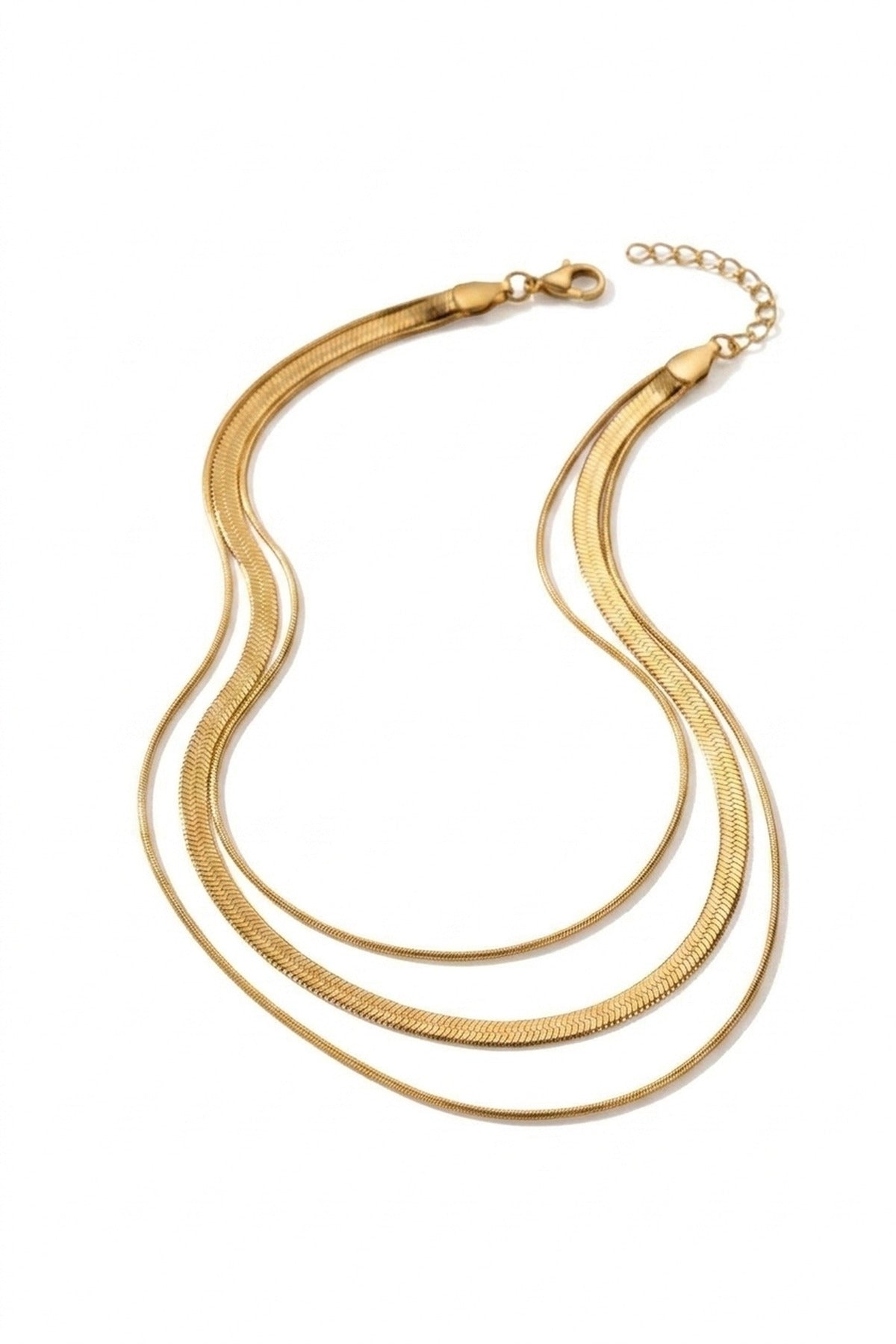 Cherry Triple Layered Flat Snake Chain packshot