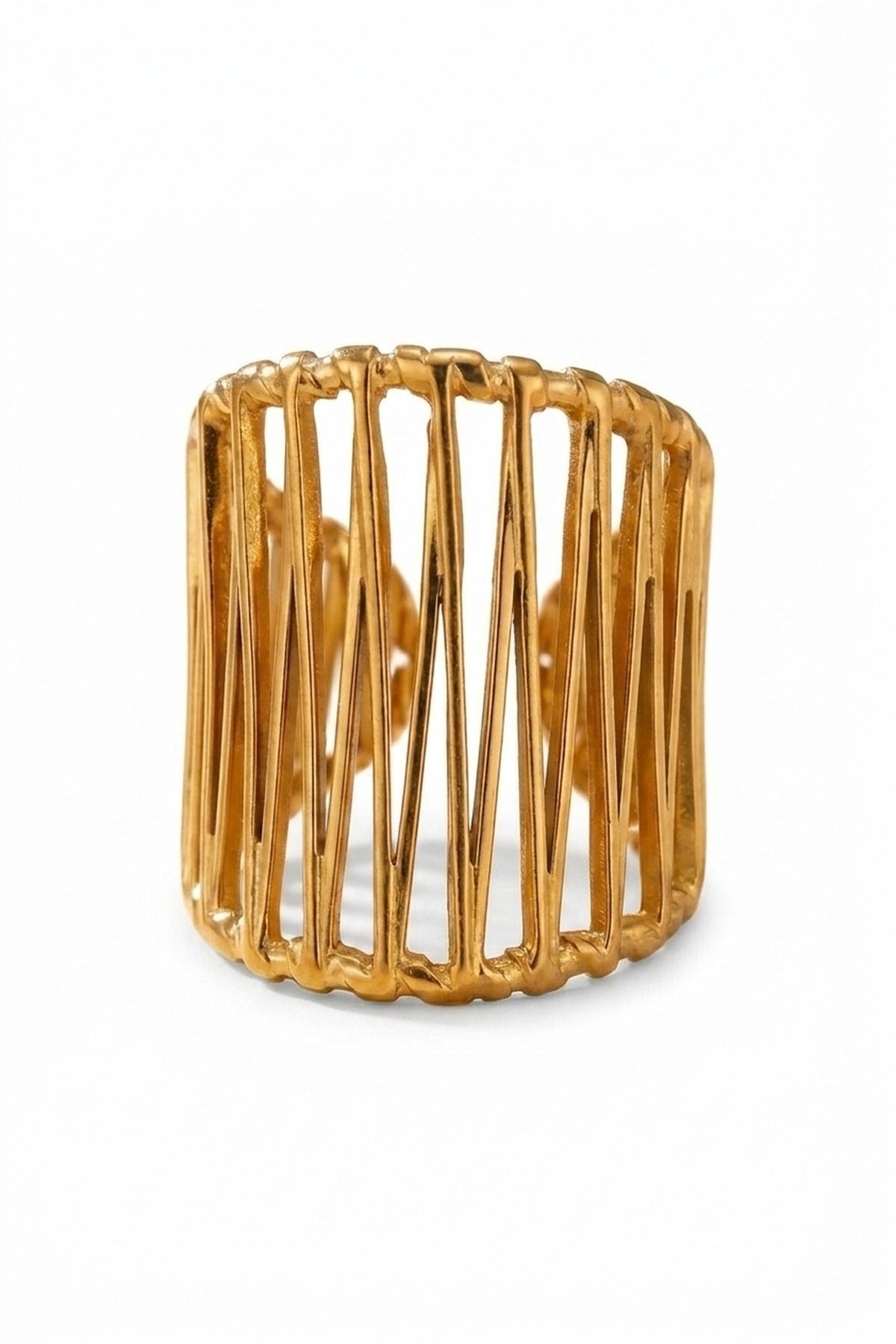 Maureen Wide Openwork Cage Ring packshot