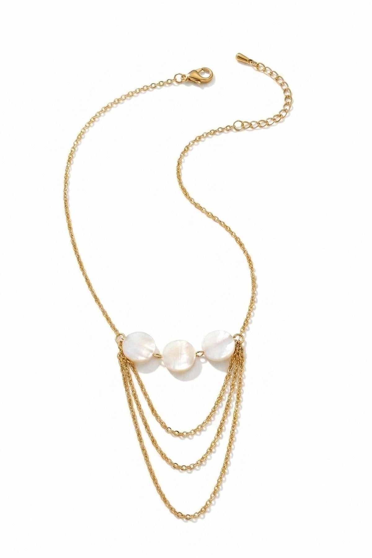 Eleni Gold Tone Layered Necklace packshot