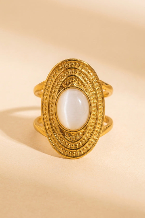 Evangeline Ring - White