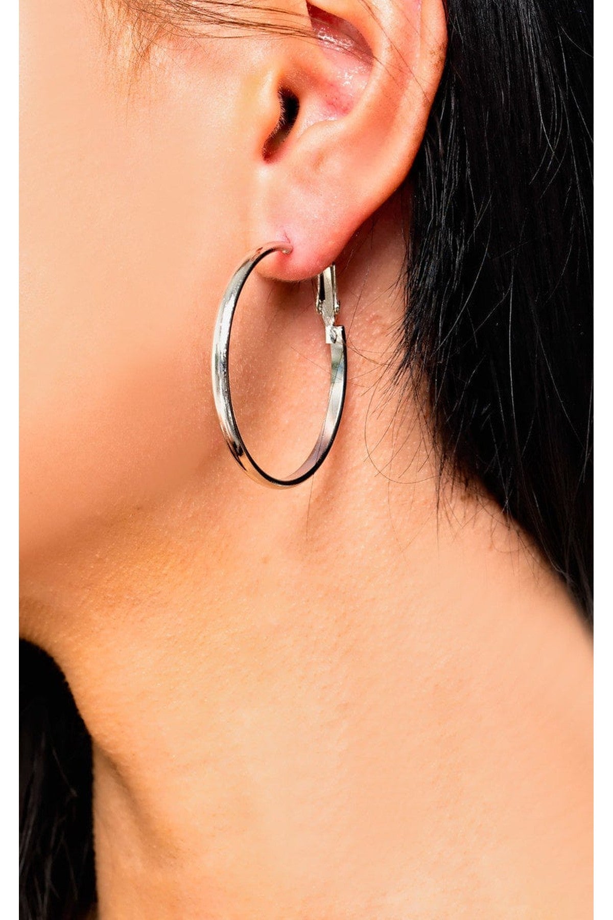 Kylee Double Hooped Earrings - SILVER