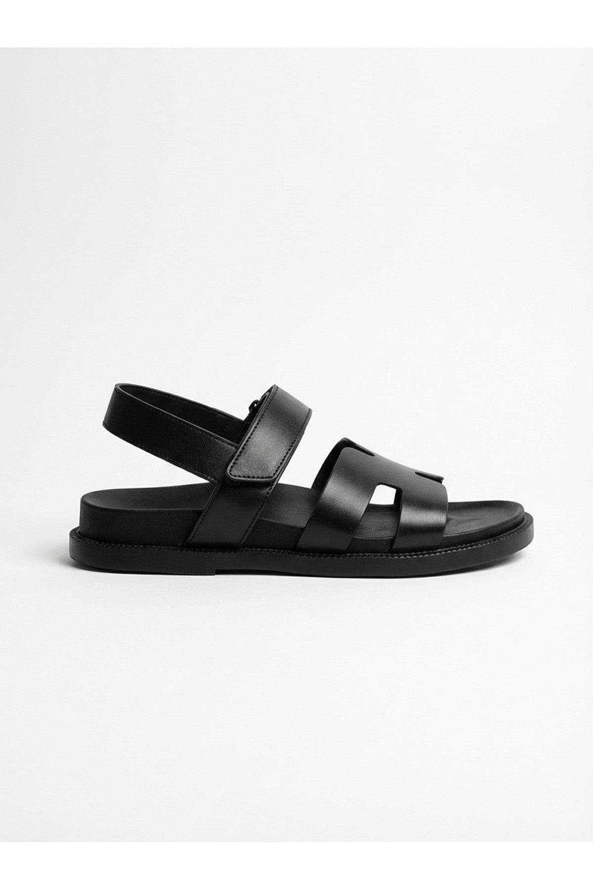 Nora Womens Double Strap Slide Sandals - Black
