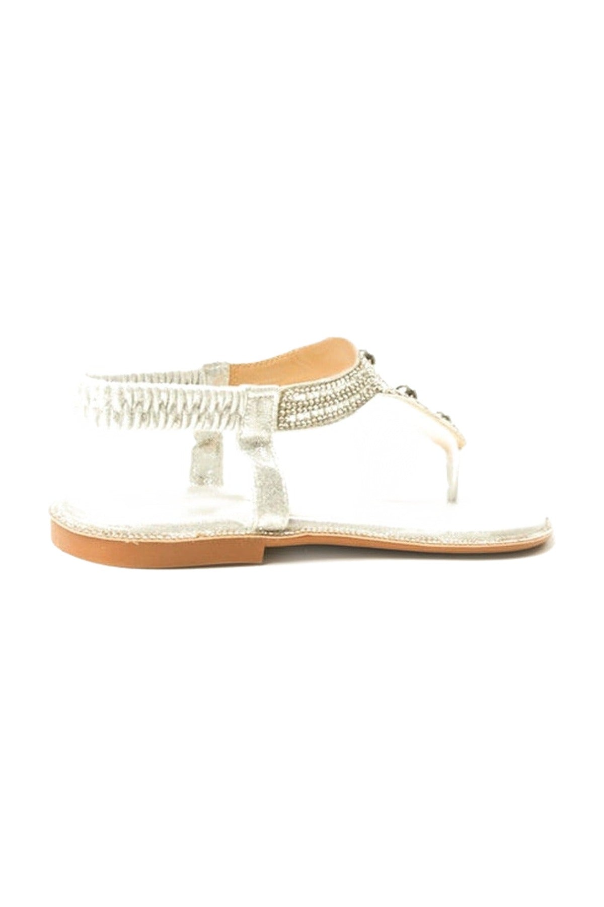 Orlagh Diamante Embellished Sandals - Silver_wb
