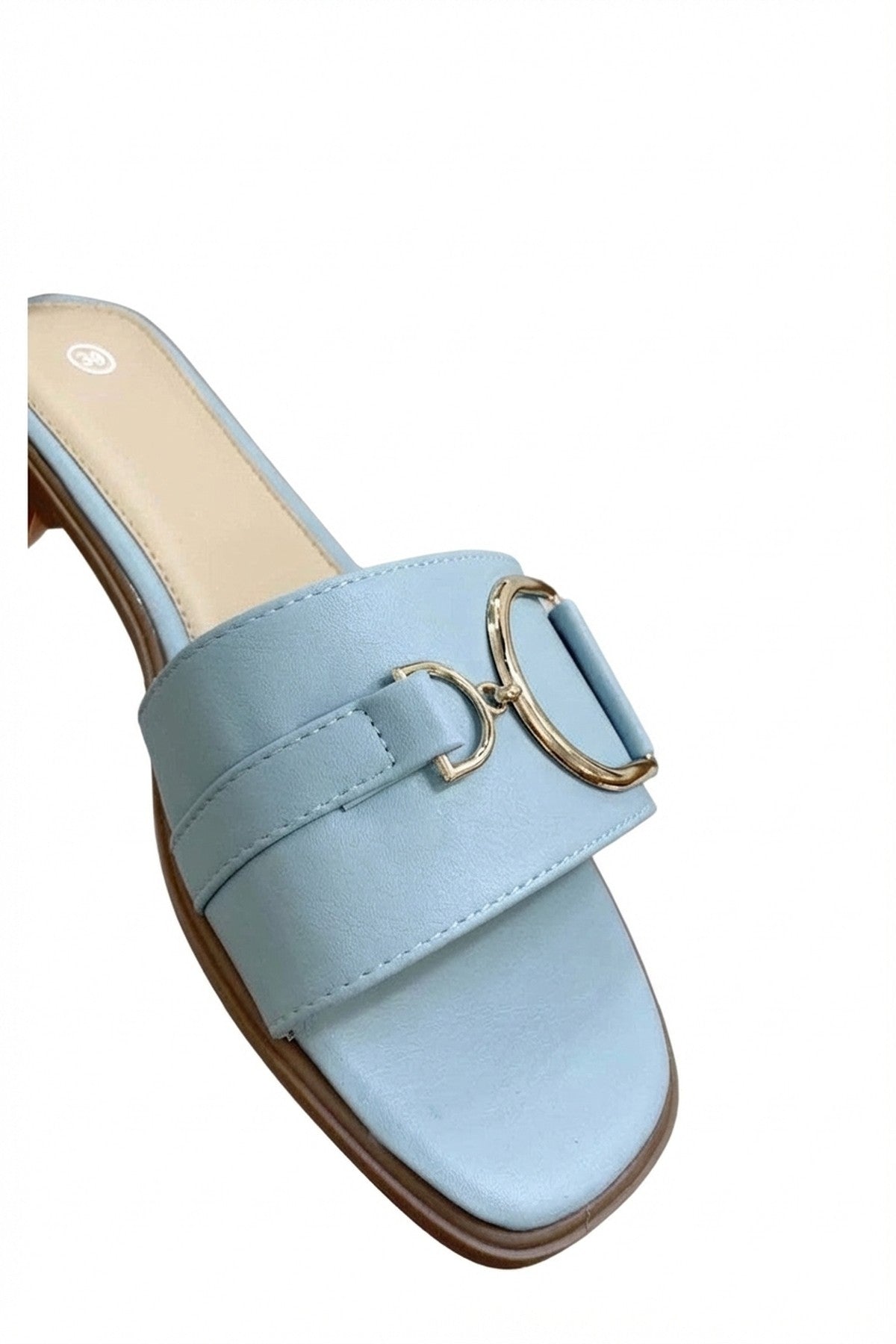 Ashleigh Gold Detail Sliders - Blue_wb
