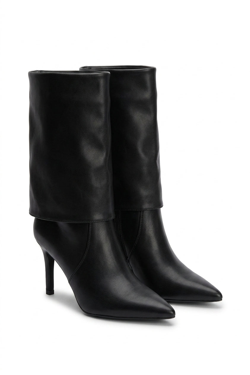 Aurora Heeled Ankle Boots - Black_wb