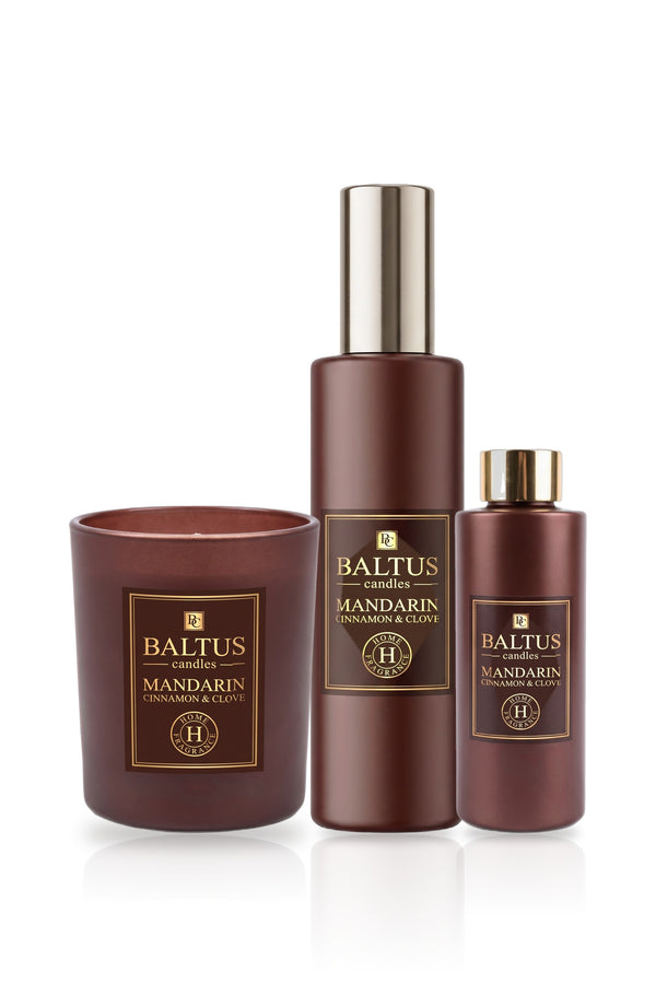 Baltus Luxury Scented Gift Set - Mandarin Cinnamon & Clove
