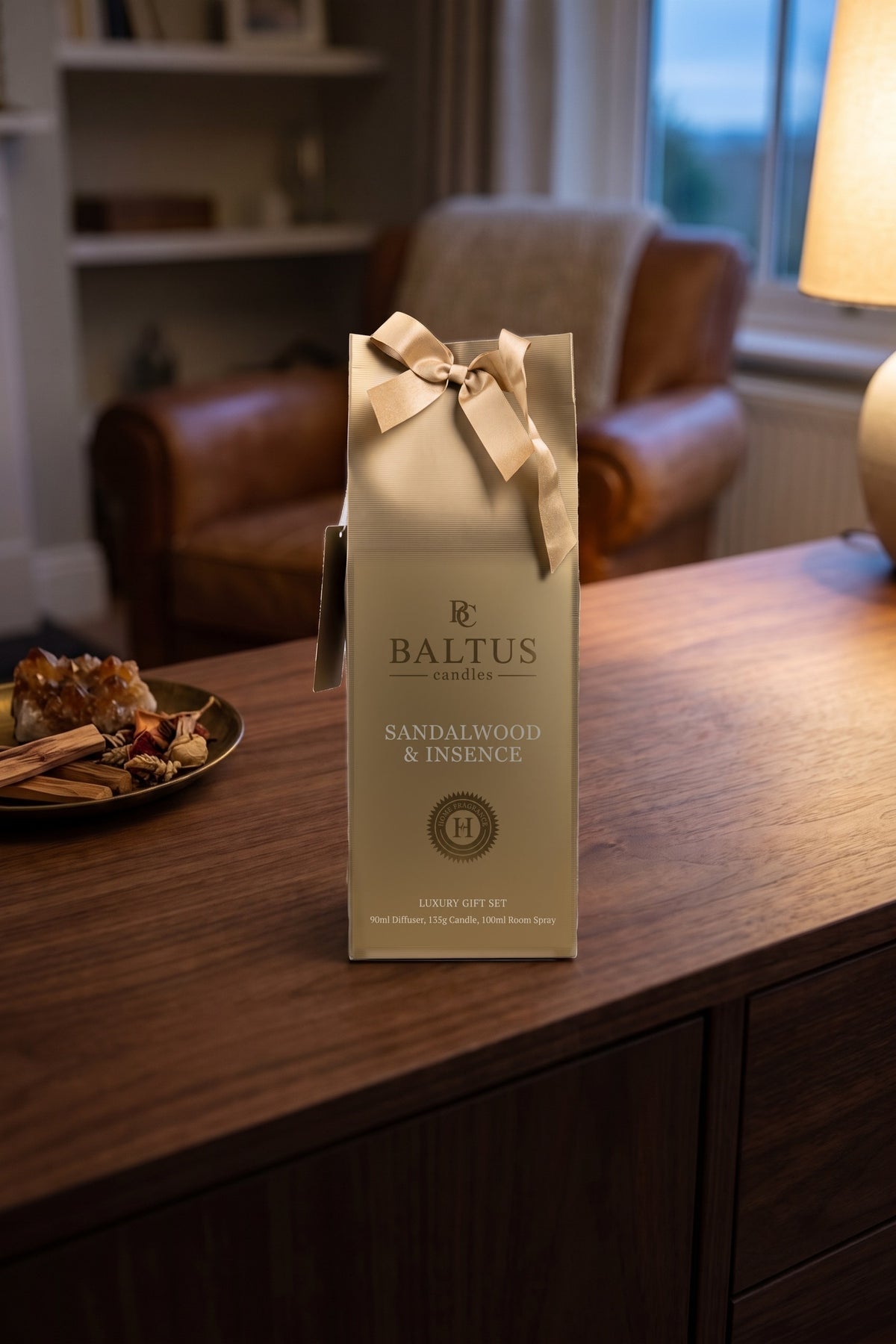Baltus Luxury Scented Gift Set - Sandalwood & Incense