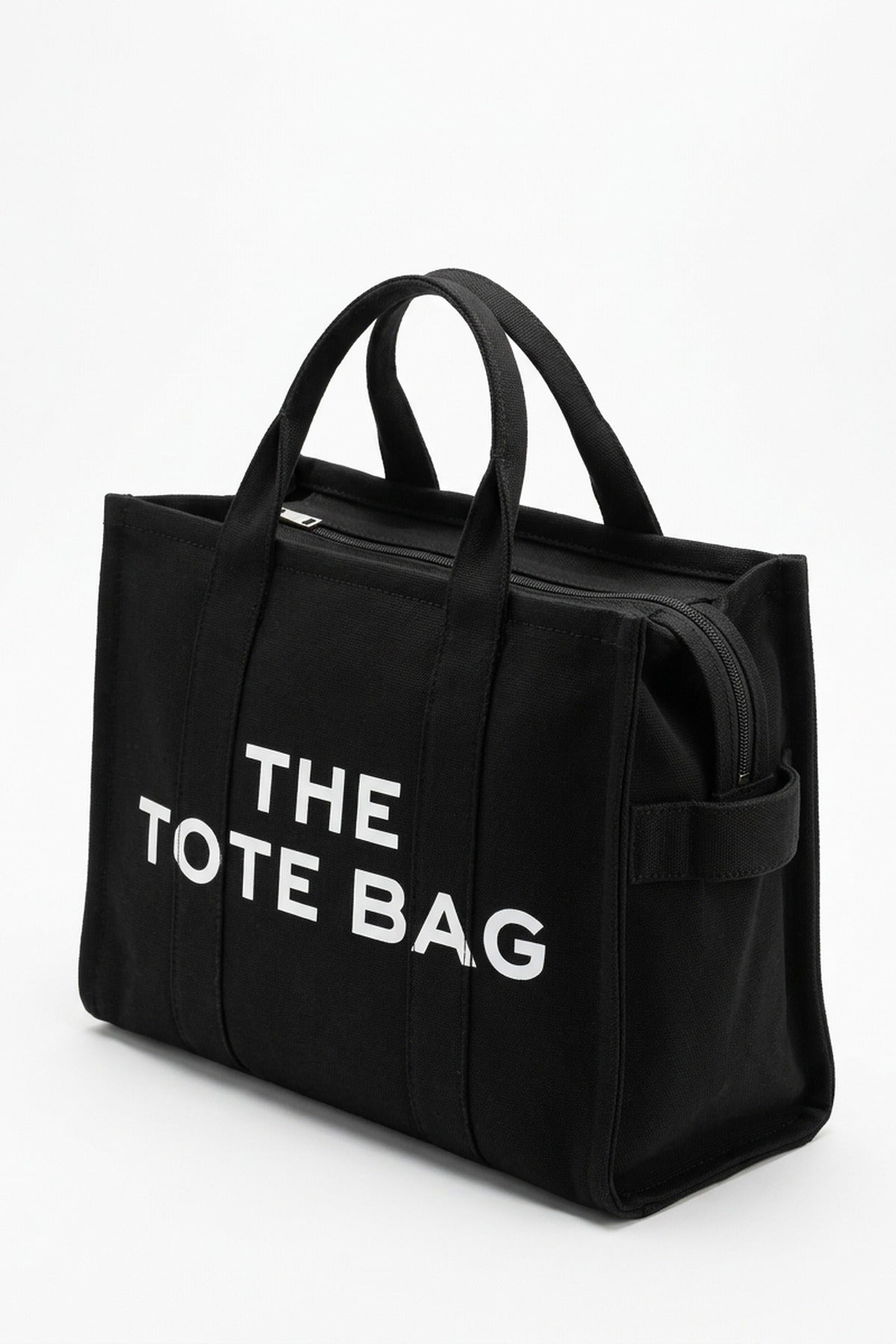 Ludovica Printed Canvas Tote Bag - Black