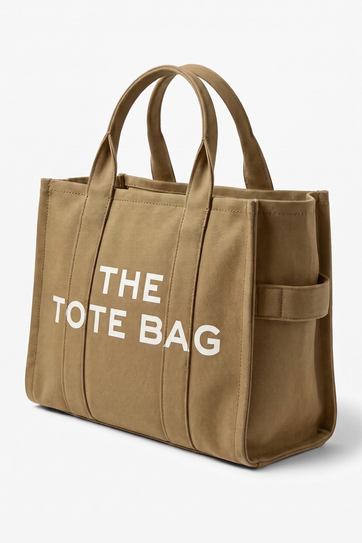 Ludovica Printed Canvas Tote Bag - Beige