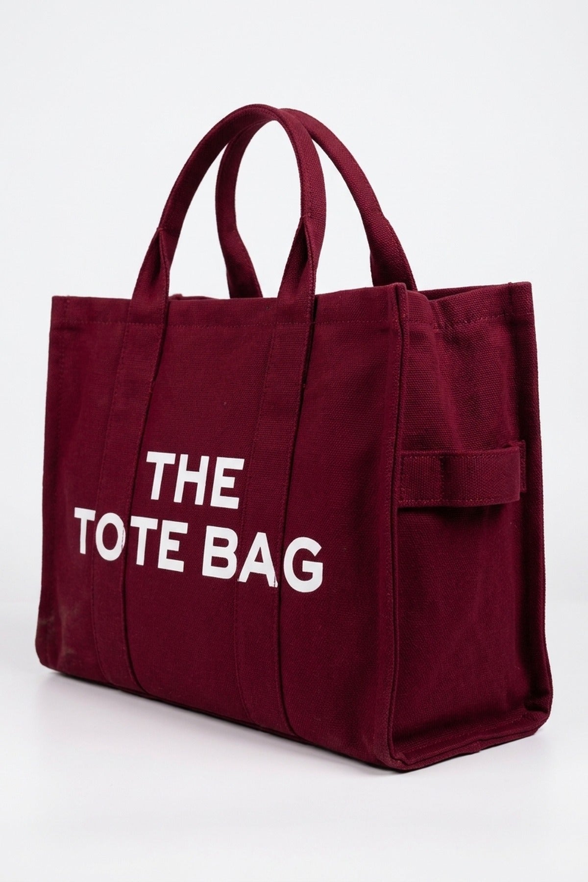 Ludovica Printed Canvas Tote Bag - Wine
