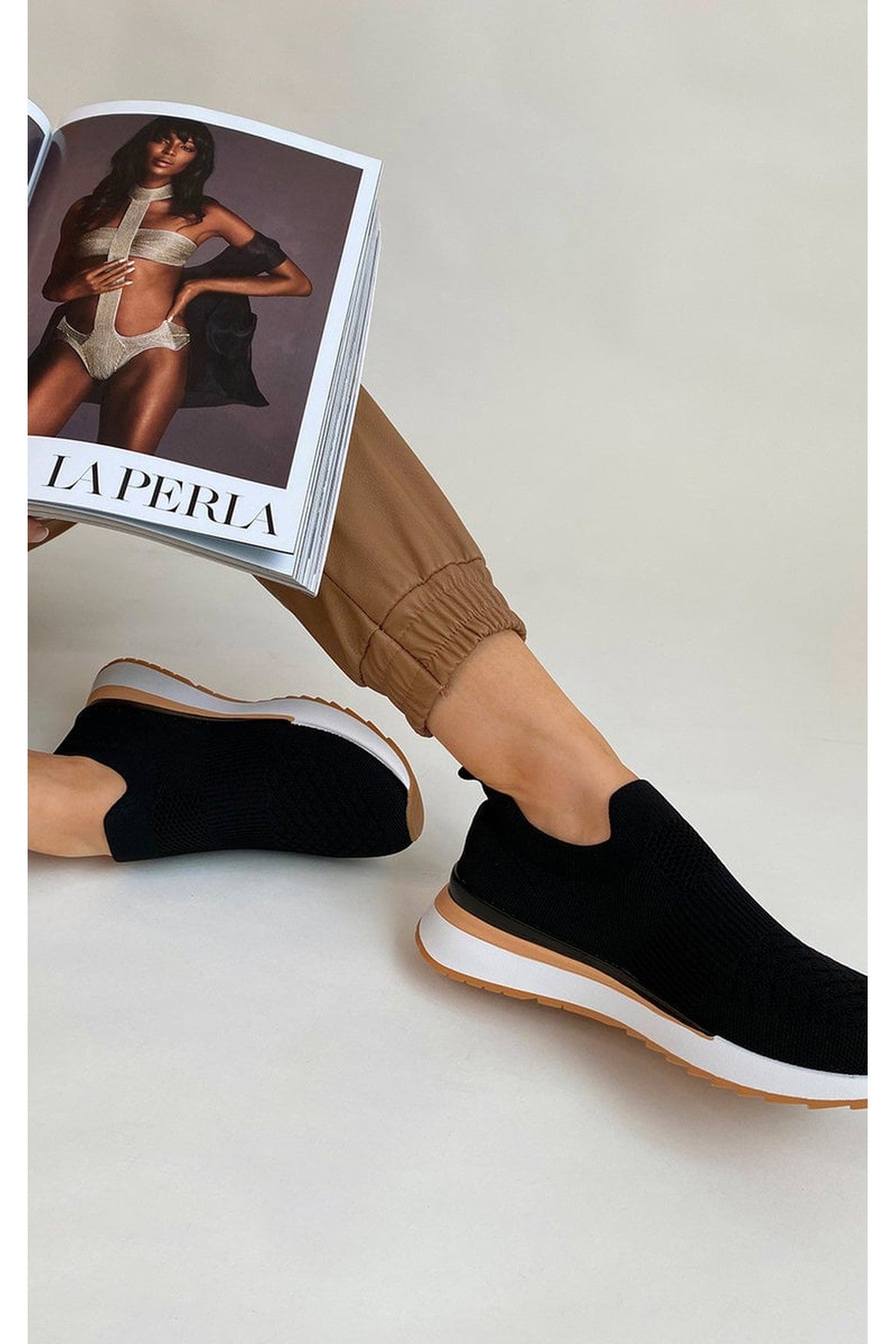 Darla Sock Trainers - Black