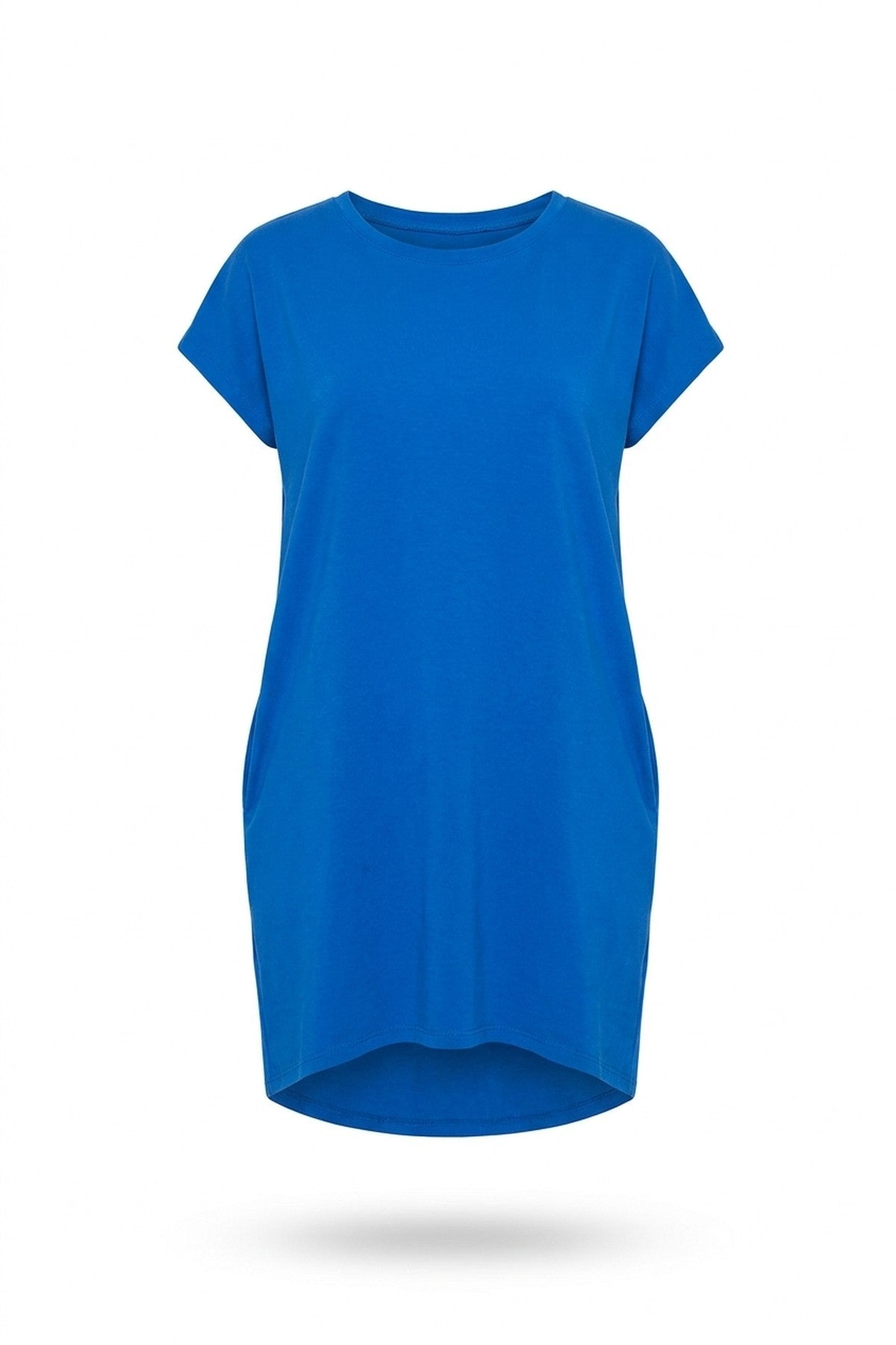 Esme Short Sleeve With Front Pockets Top - Royal_wb