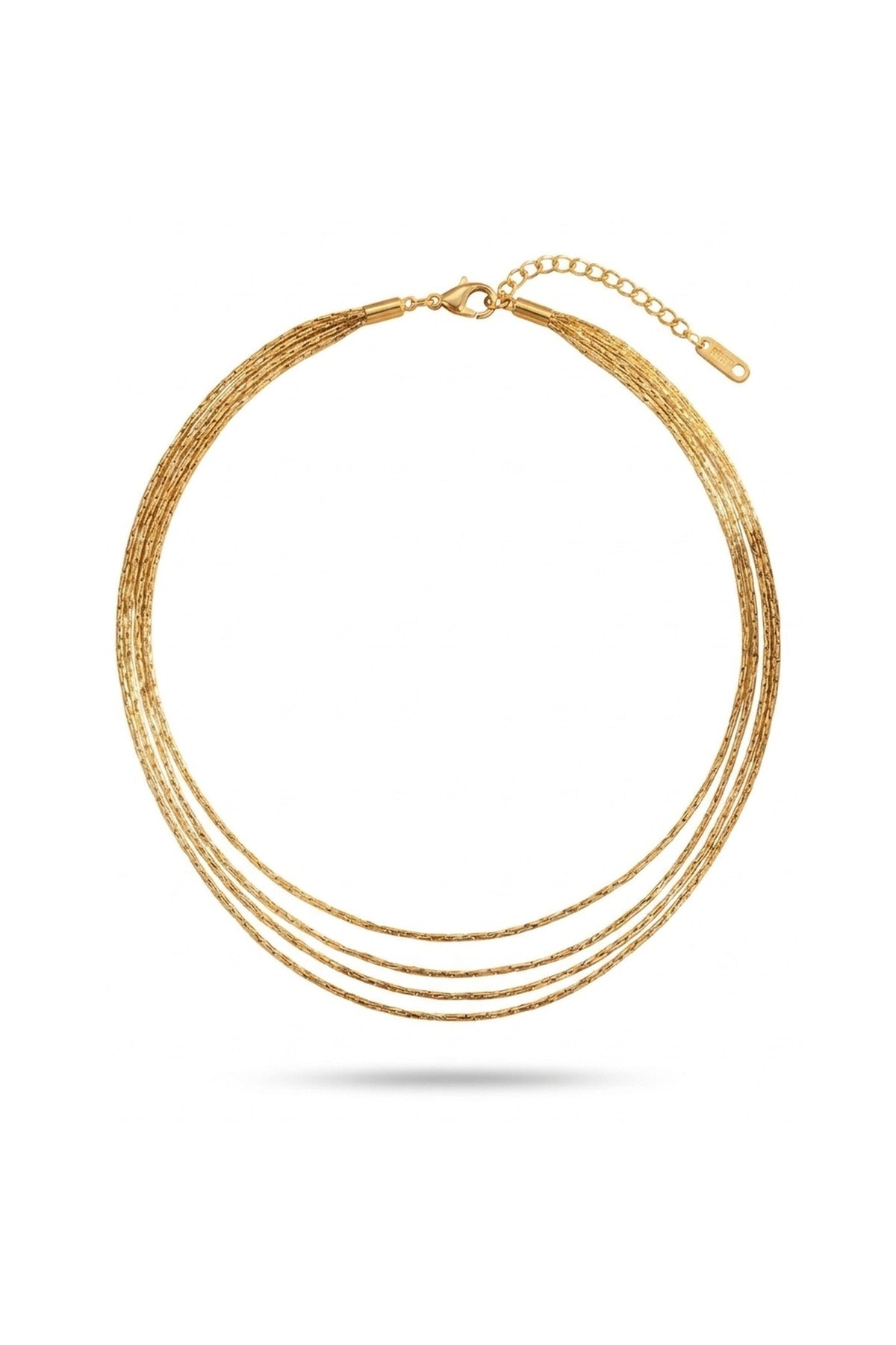 Gabita Multi-Layer Necklace - Gold_wb