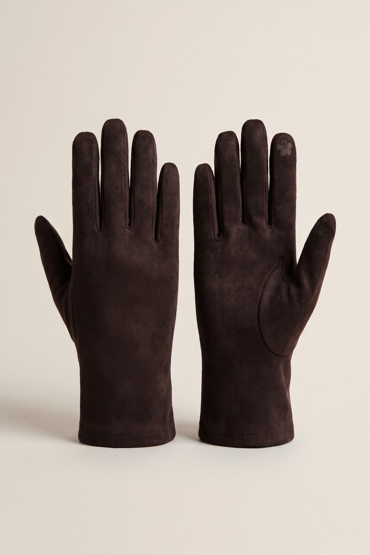 Vittoria Plain Touch Screen Gloves - Brown