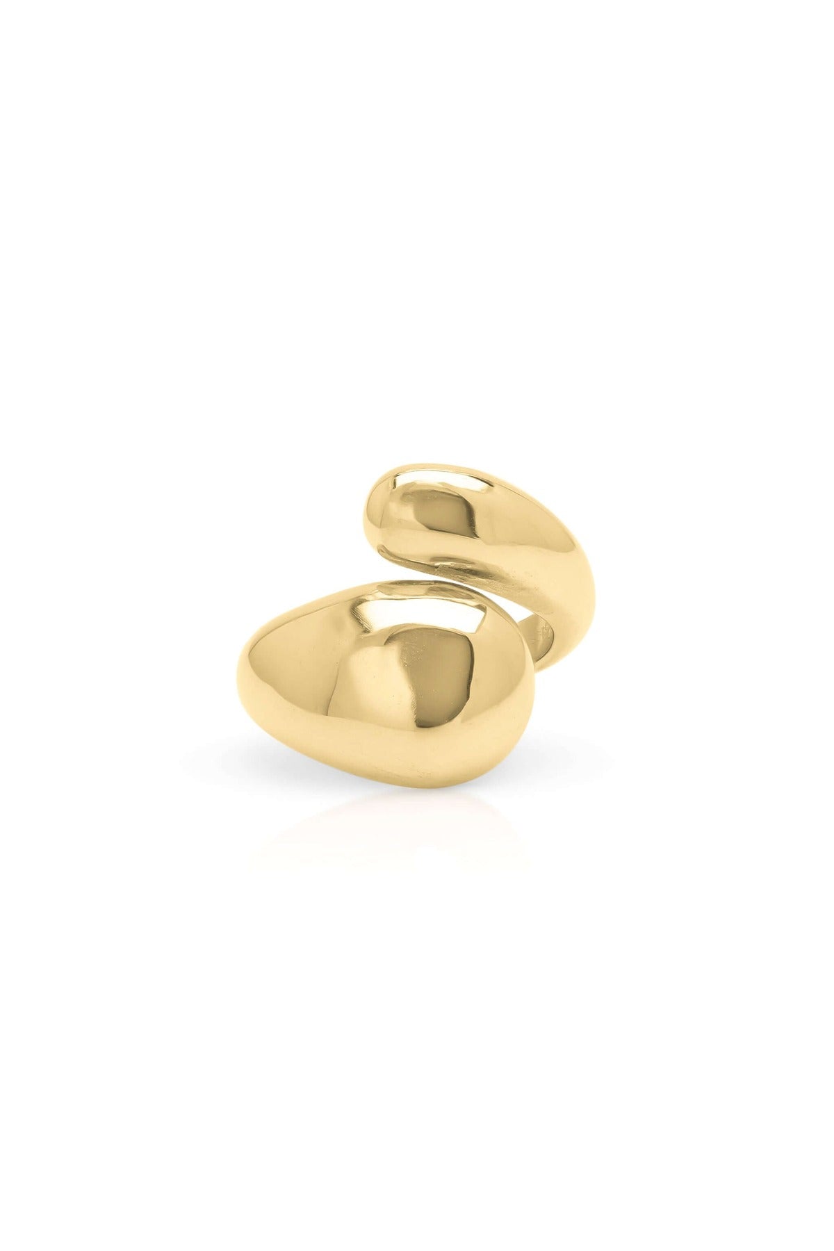 Inaya Sculptural Open Dome Ring - Gold