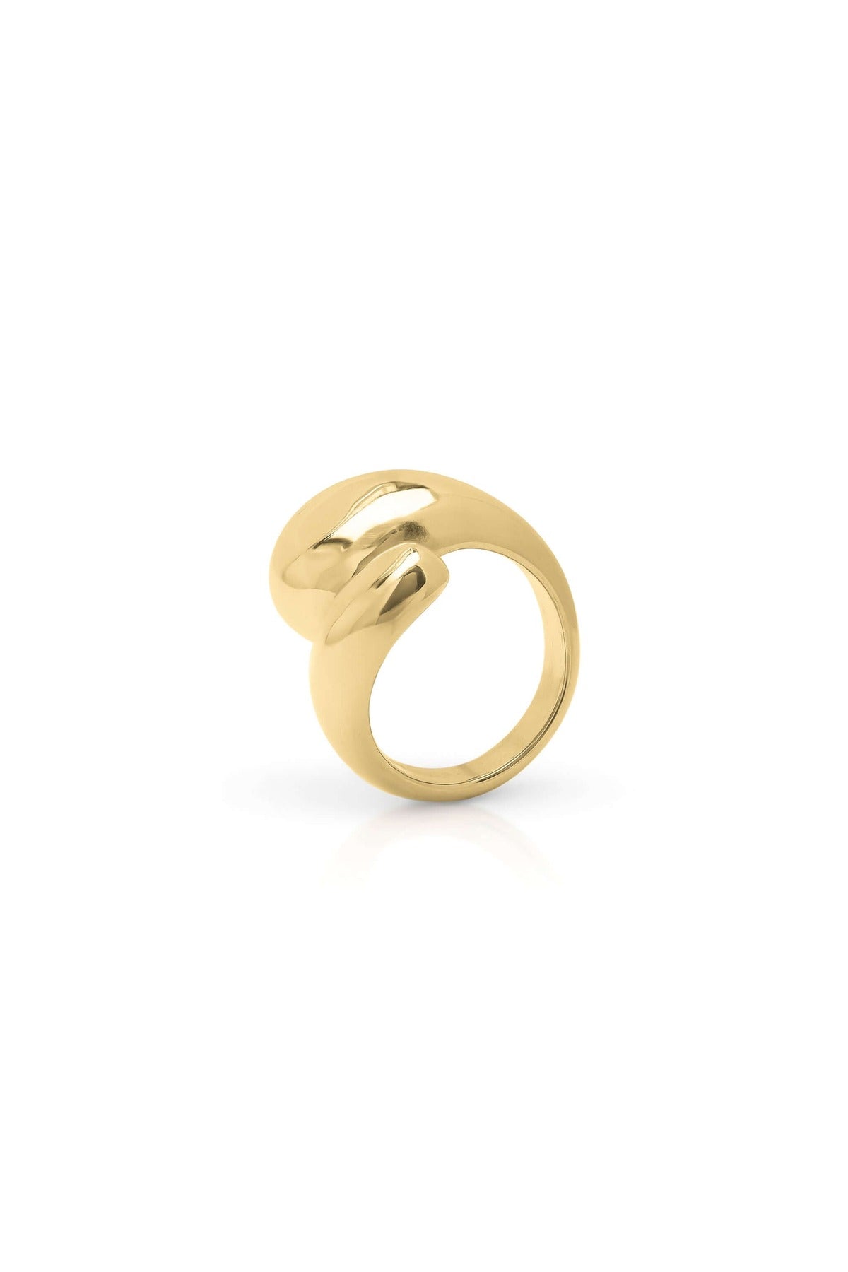 Inaya Sculptural Open Dome Ring - Gold