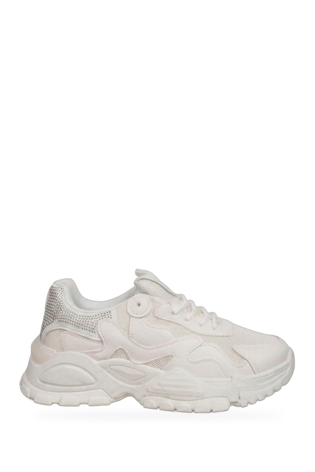 Ivy Studded Chunky Trainers - White