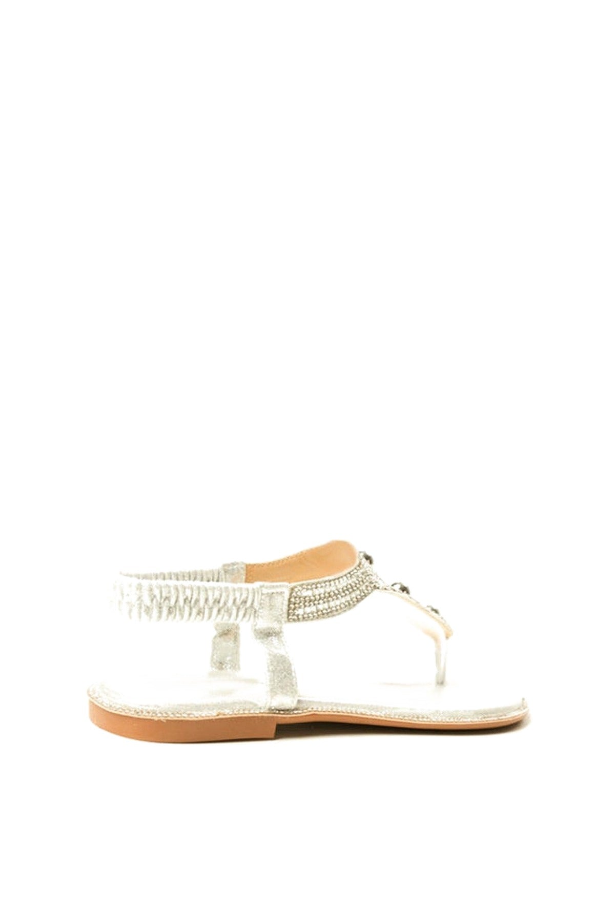 Orlagh Diamante Embellished Sandals - Silver