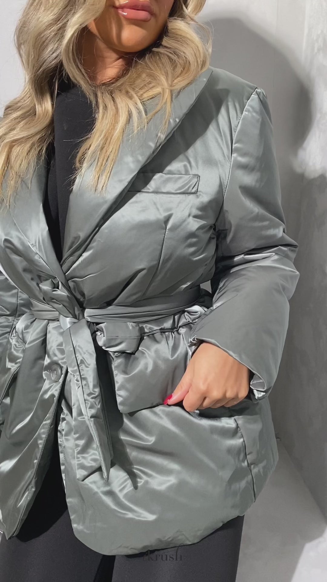 Penelope Oversized Belted Jacket