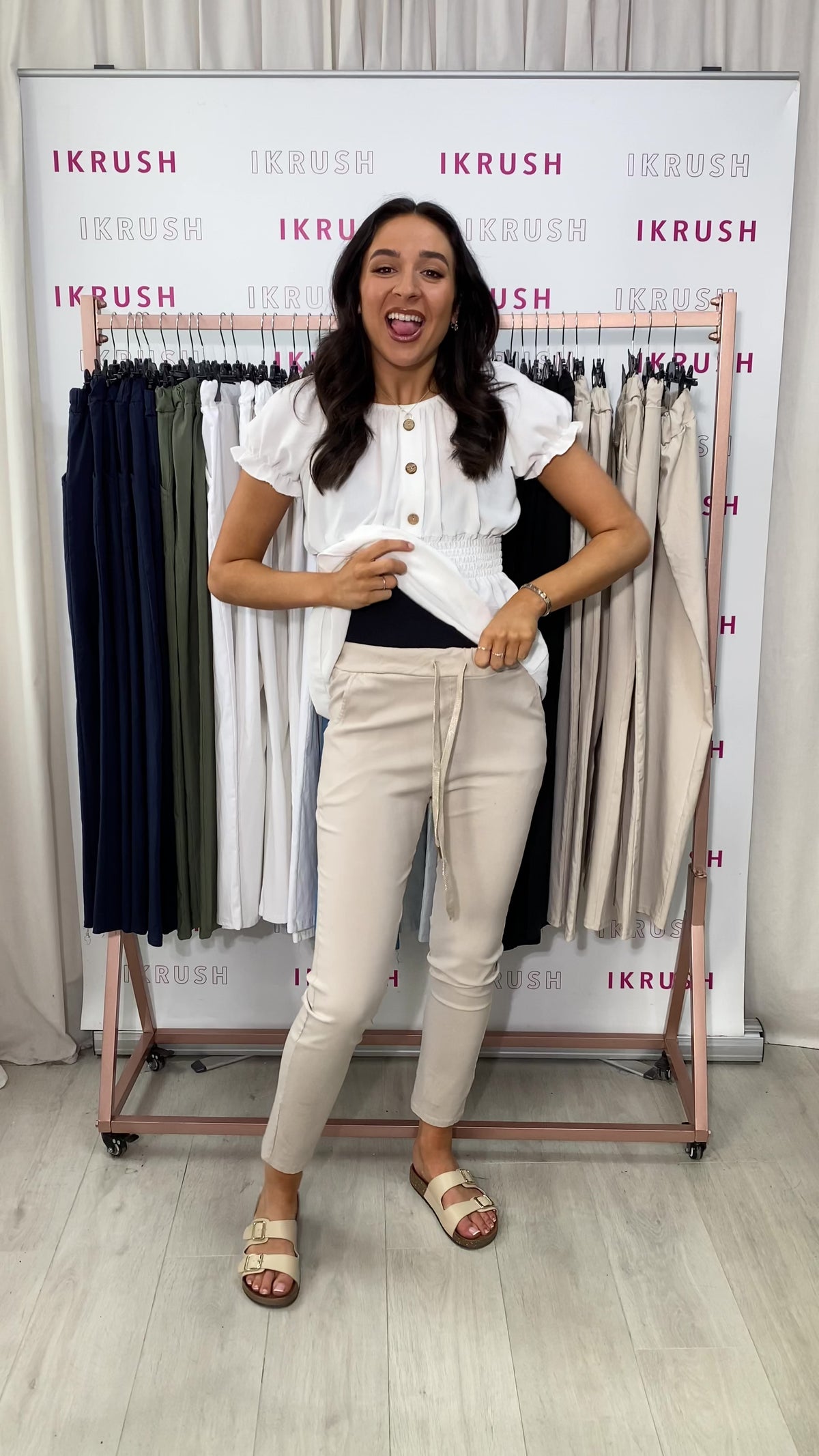 Delilah Casual Drawstring Trousers
