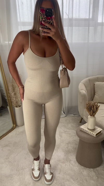 Christina Sleeveless Bodycon Jumpsuit