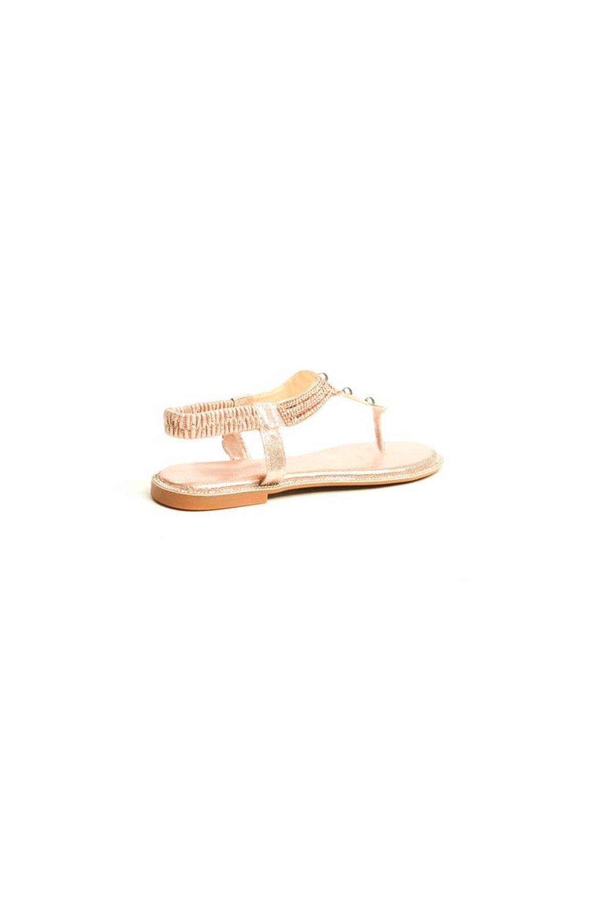 Orlagh Diamante Embellished Sandals - Rose Gold