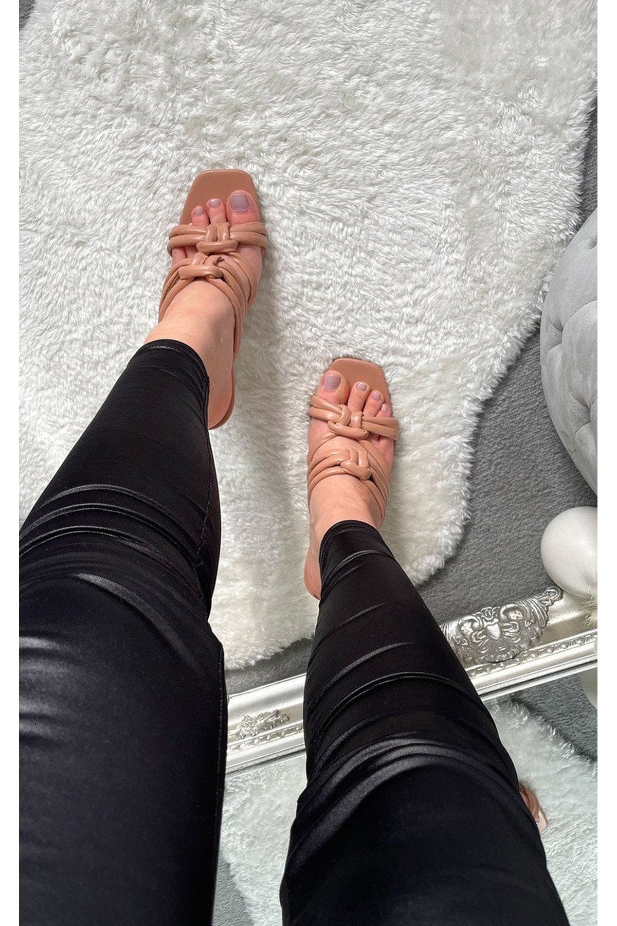 Shradha Strappy Heels - Rose